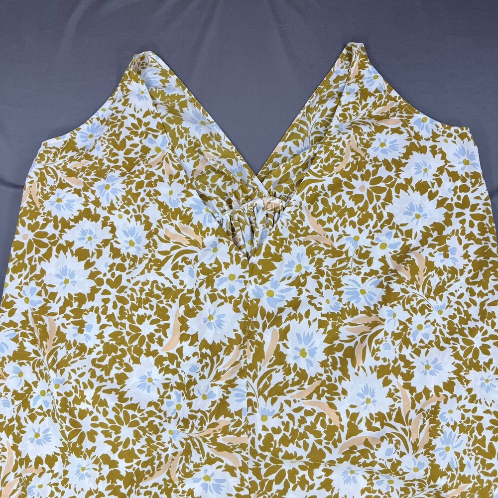 Show Me Your Mumu Floral Maxi Dress Womens M Yellow Blue Tassel Tie Boho Summer - Picture 10 of 12